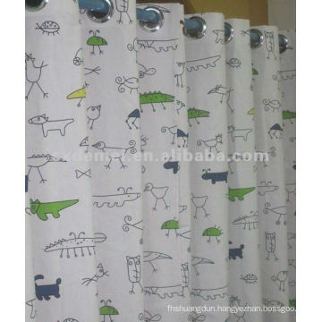 outdoor fabric kids cartoon canvas curtain